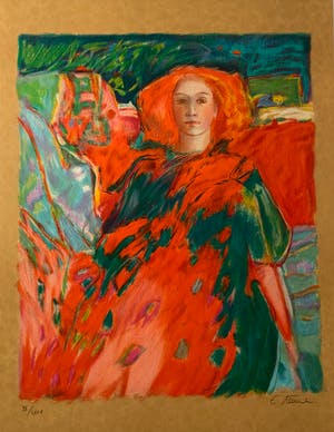 Claudia Steine - Lady in Red I kopen? Bied vanaf 25!