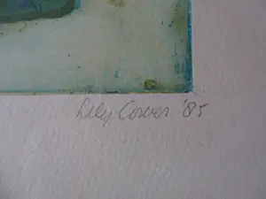 Lily Corver - Ets en aquatint, Zonder titel - Ingelijst kopen? Bied vanaf 30!