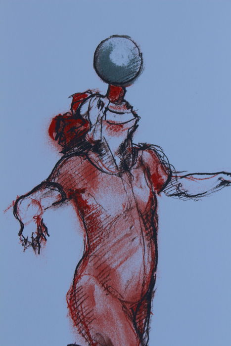 Kees Verkade - Charlie Rivel-handgesigneerd-oplage 350- 50x40 cm kopen? Bied vanaf 35!