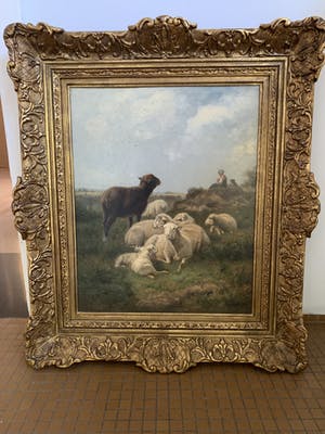 Henri De Beul - Moutons (1887) kopen? Bied vanaf 400!