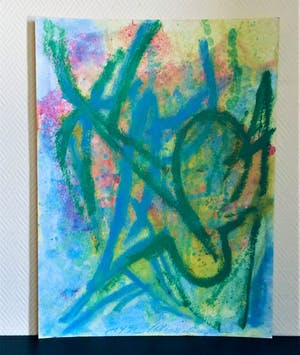 Marie-Christine Meersschaert - 2 grote kleurrijke composities kopen? Bied vanaf 39!