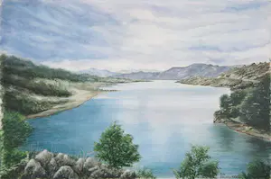 Rob Stoffer - Krijt en gouache op papier, Baai kaufen? Bieten Sie von 1!
