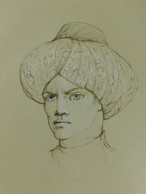 Leonor Fini - Man with turban kopen? Bied vanaf 25!