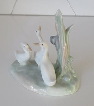 Lladro - Porseleinen Figuur van een groep ganzen - Nao Lladro kopen? Bied vanaf 25!