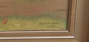 Baldur Nielsen-Edwin - C4421D - Koe en paard in landschap kopen? Bied vanaf 150!