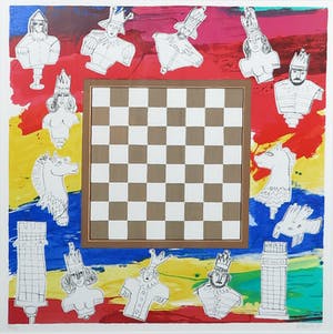 Corneille - Zeefdruk, Zonder titel- Ingelijst (Groot) kopen? Bied vanaf 300!