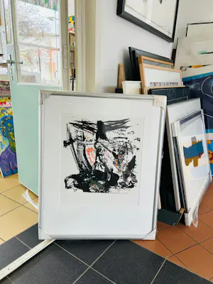Fred Sieger - zonder titel - met lijst! ( opslag extern) kopen? Bied vanaf 65!