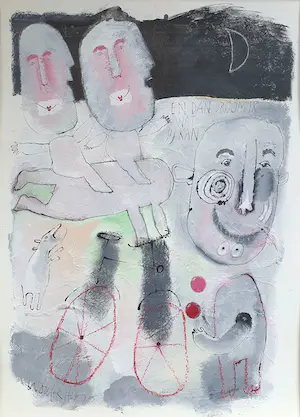 Wouter Stips - Unicum: 'En dan droom ik wat jij kan' - Ingelijst kopen? Bied vanaf 295!