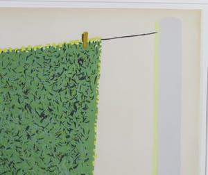 Roger Raveel - Litho, Ontwerp voor drogende was - Ingelijst kopen? Bied vanaf 450!