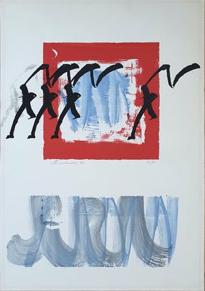 Carla Raadsveld - Monotype en zeefdruk - Z.t. kopen? Bied vanaf 35!