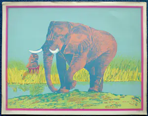 Buy Antonio Segui - Olifant, litho? Bid from 40!
