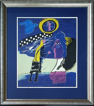 Corneille - Terragravure: 'Femmes de la Bible: Judges 4' (Nieuw ingelijst) kopen? Bied vanaf 850!