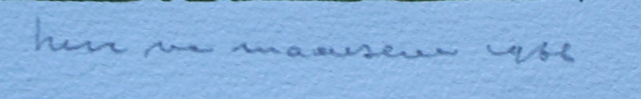 Henc van Maarseveen - Linosnede: Abstracte compositie-1966 kopen? Bied vanaf 45!