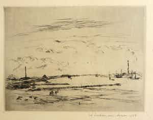 Antoon Derkzen van Angeren - Twee landschappen verkocht voor € 25!