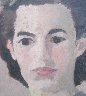 Niet of onleesbaar gesigneerd - Portret van een jonge vrouw kopen? Bied vanaf 10!