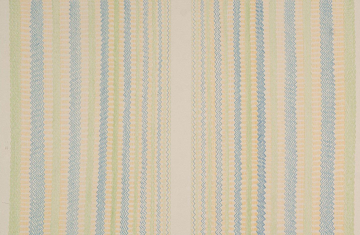 Paul van de Vliet - l/r handig getekende programmatie - Kleurpotlood op papier - 1973 kopen? Bied vanaf 15!