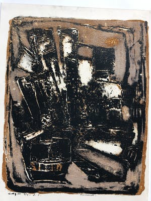 Wim Motz - Handdruk 1961 D5 kopen? Bied vanaf 50!