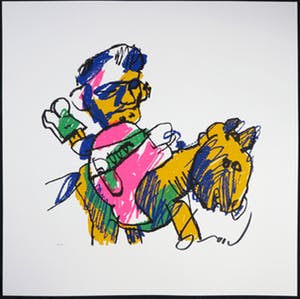 Herman Brood - Zeefdruk, Te Paard kopen? Bied vanaf 150!