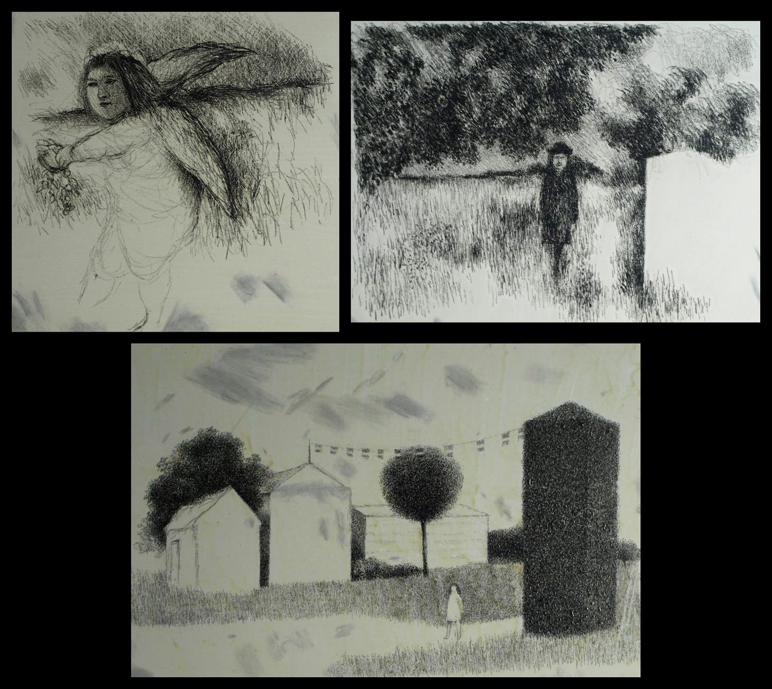 Metten Koornstra - 3 Originele drukplaten voor de litho-drukpers – 1963 en ca. 1970 (2x) verkocht voor € 1!