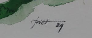 Piet Snoeren - Aquarel, Bomen kopen? Bied vanaf 1!