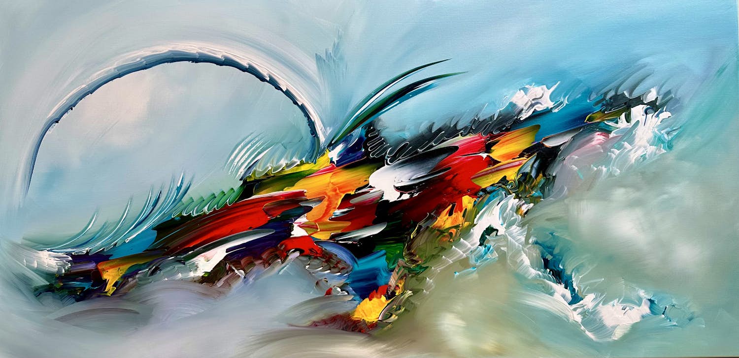 Gena - Abstract Blue verkocht voor € 10!