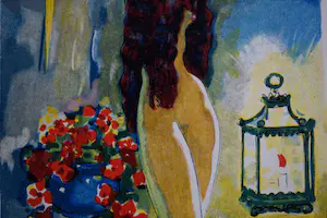 Kees van Dongen - Houtgravure - L`adolescente au miroir kopen? Bied vanaf 50!