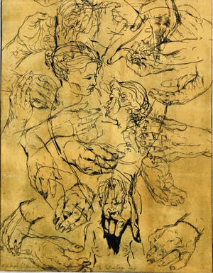 Paul van Dongen - Michelangelo ( Agnes en de handen van Wim en Carin) kopen? Bied vanaf 95!