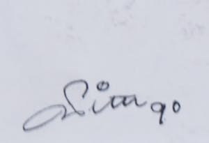 Franscz Witte - Krijttekening, Grotten kopen? Bied vanaf 1!