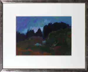 Ferd op de Coul - Gouache, Landschap - Ingelijst verkocht voor € 40!