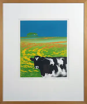 Hans Heijman - Koe in landschap kaufen? Bieten Sie von 50!