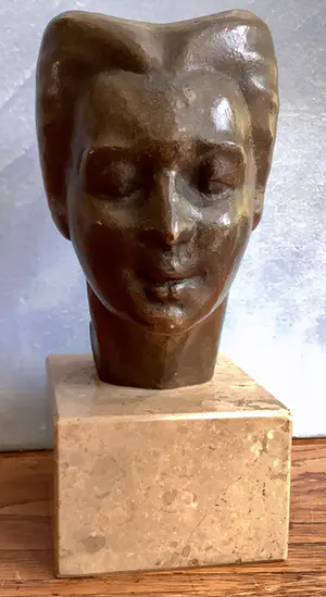 Brons (Onbekend) - Portret jonge vrouw kopen? Bied vanaf 200!