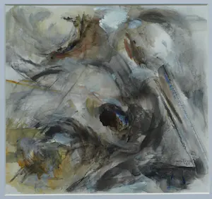 Sara Tromp - Ingelijste gouache , Abstracte voorstelling - 1995 kopen? Bied vanaf 1!