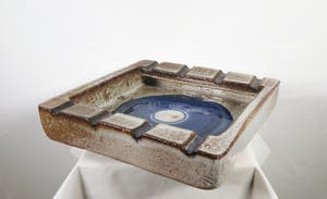 Potterij Zaalberg - Geglazuurde steengoed asbak (groot) kopen? Bied vanaf 1!