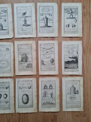 Hendrik Hondius - Groot lot van 27 gravures, Bijbelse rebus puzzels kopen? Bied vanaf 75!