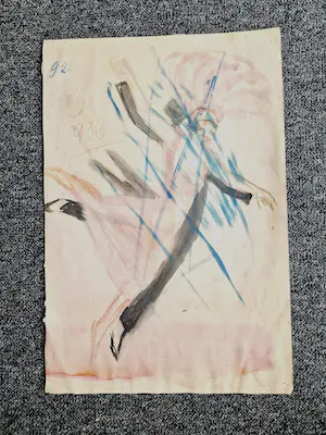 Niet of onleesbaar gesigneerd - omstreeks 1920 - gouache - "at the Polo game" met aantekeningen in potlood kopen? Bied vanaf 1!