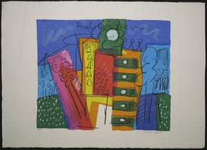 Frank Lengvenius - Zeefdruk, Zonder titel kopen? Bied vanaf 1!