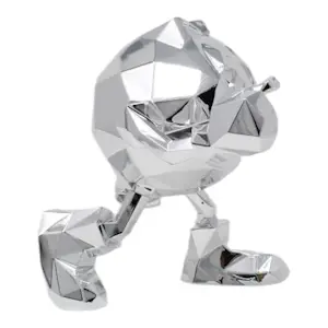 Richard Orlinski - PAC-MAN: The official sculpture - Silver Chrome (18 cm) kopen? Bied vanaf 89!
