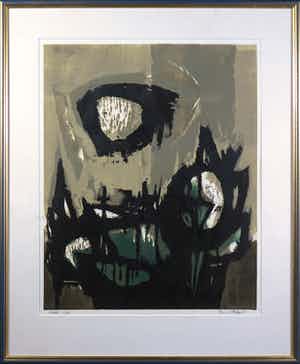 Fon Klement - Boardsnede, Image - Ingelijst verkocht voor € 1!