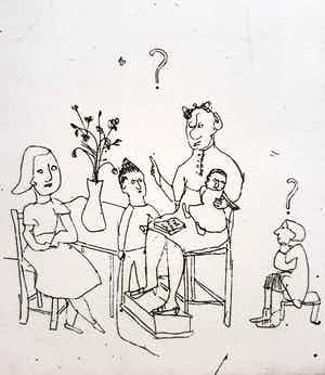 Sipke Huismans - Het raadsel, ets verkocht voor € 30!