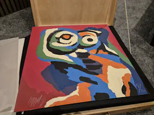 Karel Appel - Schilderskist compleet met beeld kaufen? Bieten Sie von 10000!