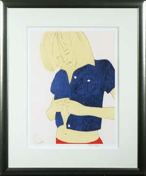 Emilio Kruithof - Litho, Ritual - Ingelijst verkocht voor € 1!