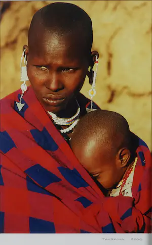 Niet of onleesbaar gesigneerd - Foto, Tanzania - Ingelijst kopen? Bied vanaf 1!