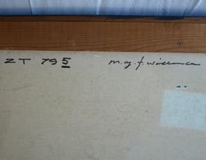 M.G.F. Willemse - Olieverf op paneel, GROOT en ingelijst– 76 x 94 cm kopen? Bied vanaf 1!