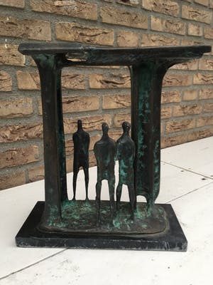 Wim Rijvers - Sculptuur "De ontmoeting" kopen? Bied vanaf 600!
