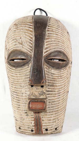 Songye - Kifwebe masker met witte banen kopen? Bied vanaf 1!