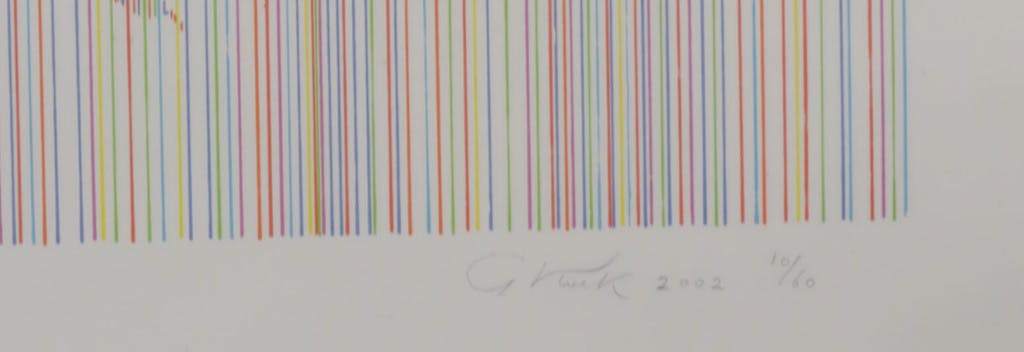 Gerard Koek - Gerard Koek: Zeefdruk, Z.T. - Ingelijst kopen? Bied vanaf 35!