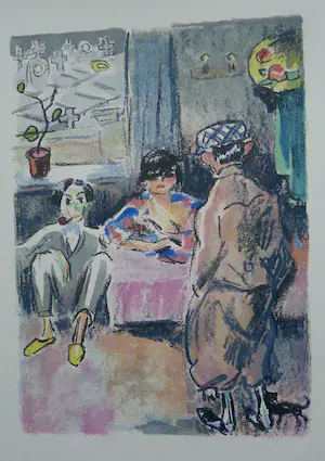 Kees van Dongen - Lithografie uit :'Au beau temps de la Butte' kaufen? Bieten Sie von 250!