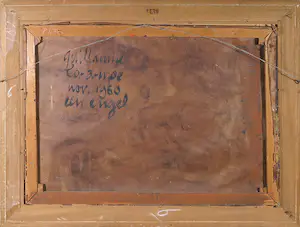 Guillaume Lo-A-Njoe - Olieverf op doek, Een engel - Ingelijst (Groot) kopen? Bied vanaf 600!