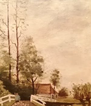 Niet of onleesbaar gesigneerd - Pendant - Zomer & Winter (1901) - Hollandse School kopen? Bied vanaf 10!