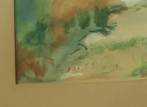 Jan Stapper - Ingelijste aquarel , Soestduinen – Lijst, 41 x 51 cm. – 1932 kopen? Bied vanaf 1!